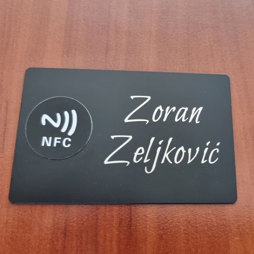Personalizovana metalna NFC kartica